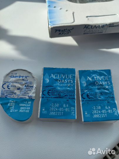 Линзы контактные acuvue