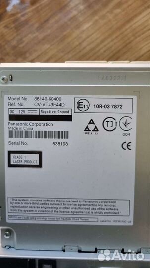 Штатная магнитола Toyota Prado 150