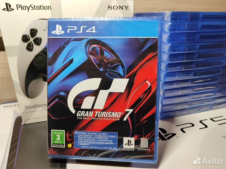 Новый диск Gran Turismo 7 PS4 PS5 Русская версия