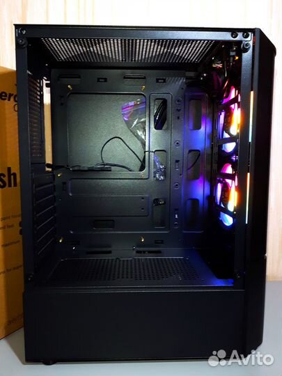 Новый Корпус PC 1St-Gaming Саsе 4xFAN F-RGB mATX