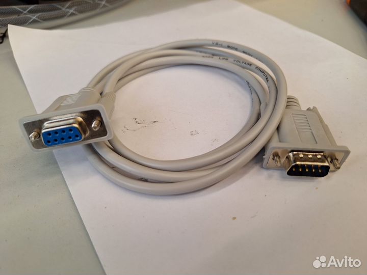 Кабель RS232 DB9 m- DB9 f