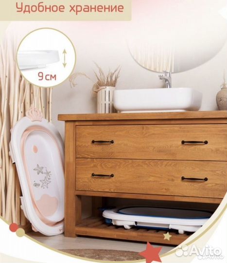 Ванночка для купания складная