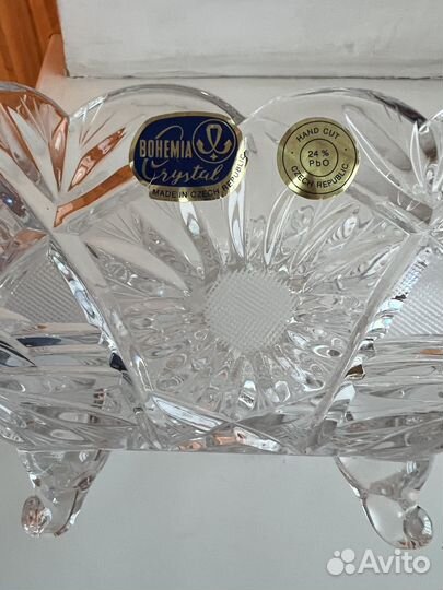 Хрустальная ваза Богемия