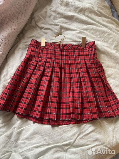 Мини юбка в клетку