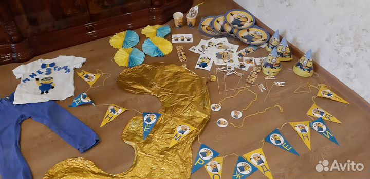 Атрибутика ко дню рождения 'Миньоны'