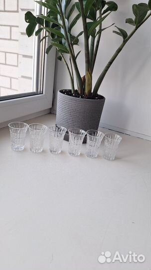 Стаканы,стопки хрусталь