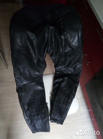 Кожаные мотоштаны