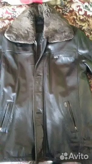 Кожаная куртка мужская