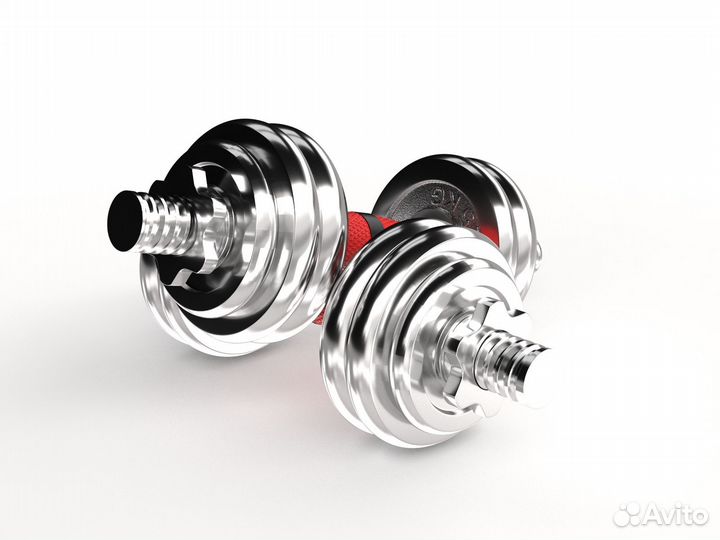 Набор гантелей Unixfit в кейсе 15kg