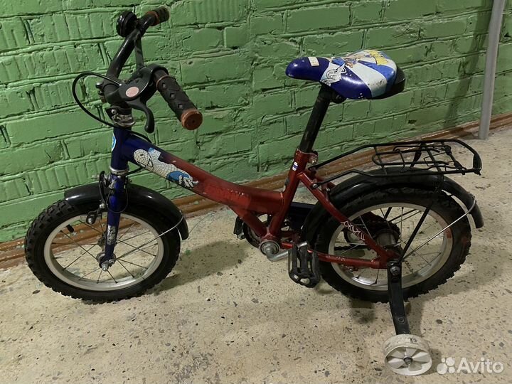 Детский 4х колесный велосипед