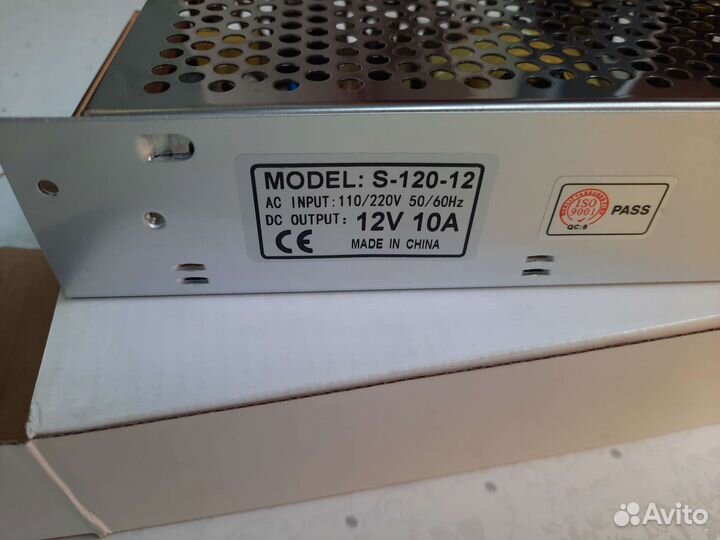 Блок питания 12в 120 Вт 10A новые 24v/6a