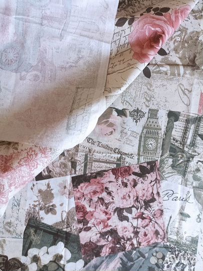 Ткани хлопок СССР, 3 отреза