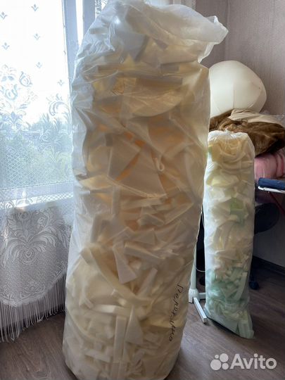 Обрезки поролона (стружка)