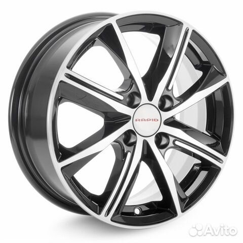 R15 4x100 6J ET50 60,1 Rapid Арнар Алмаз чёрный