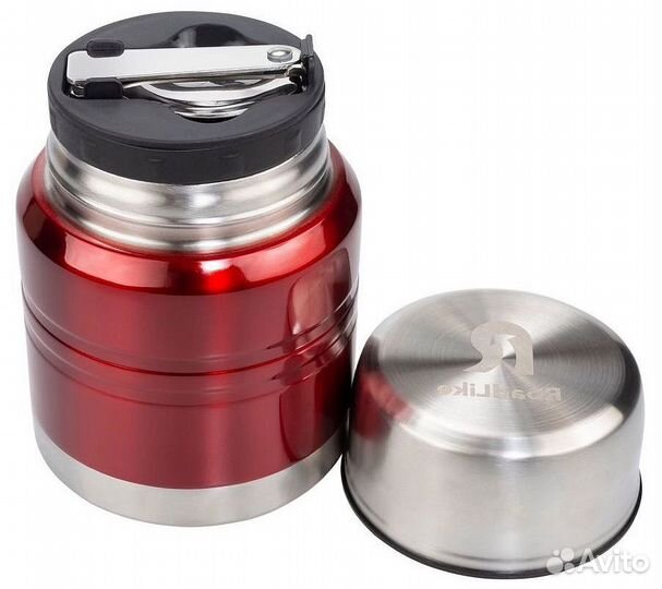 Ланч-бокс термос Roadlike 350мл, красный