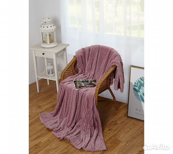 Плед GoodNight Велсофт Velvet 150х200, клюква