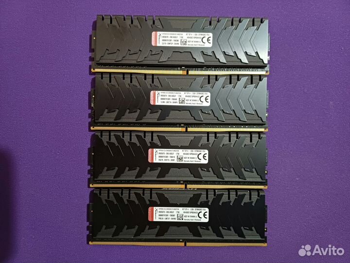 32gb 3600Mhz+ cl16 Kingston HyperX Predator