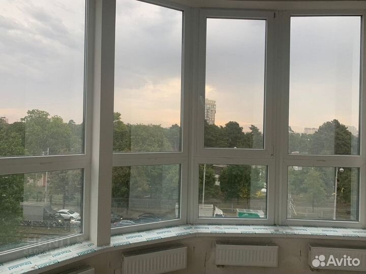 Окна алюминиевые фасадное остекление