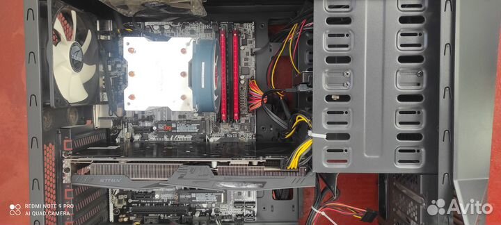 Материнская плата 1151v1, i 5 7600k+ башня