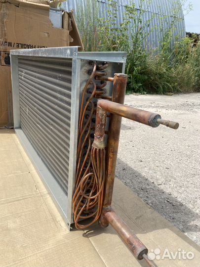 Фреоновый испаритель 100х50х15 двух-рядный