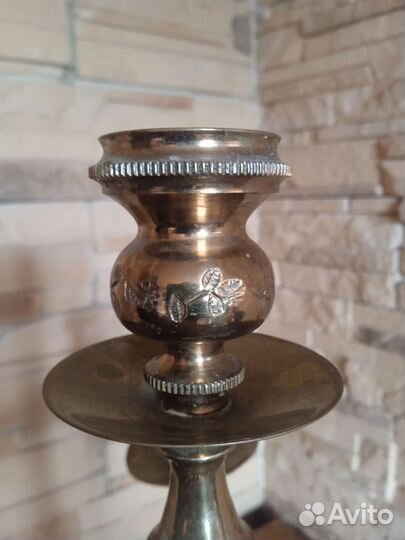 Подсвечник бронза СССР
