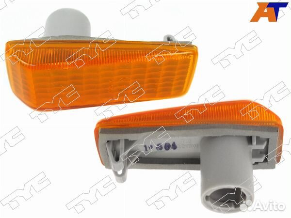 Поворот в крыло mercedes W124 85-95 lhrh желтый