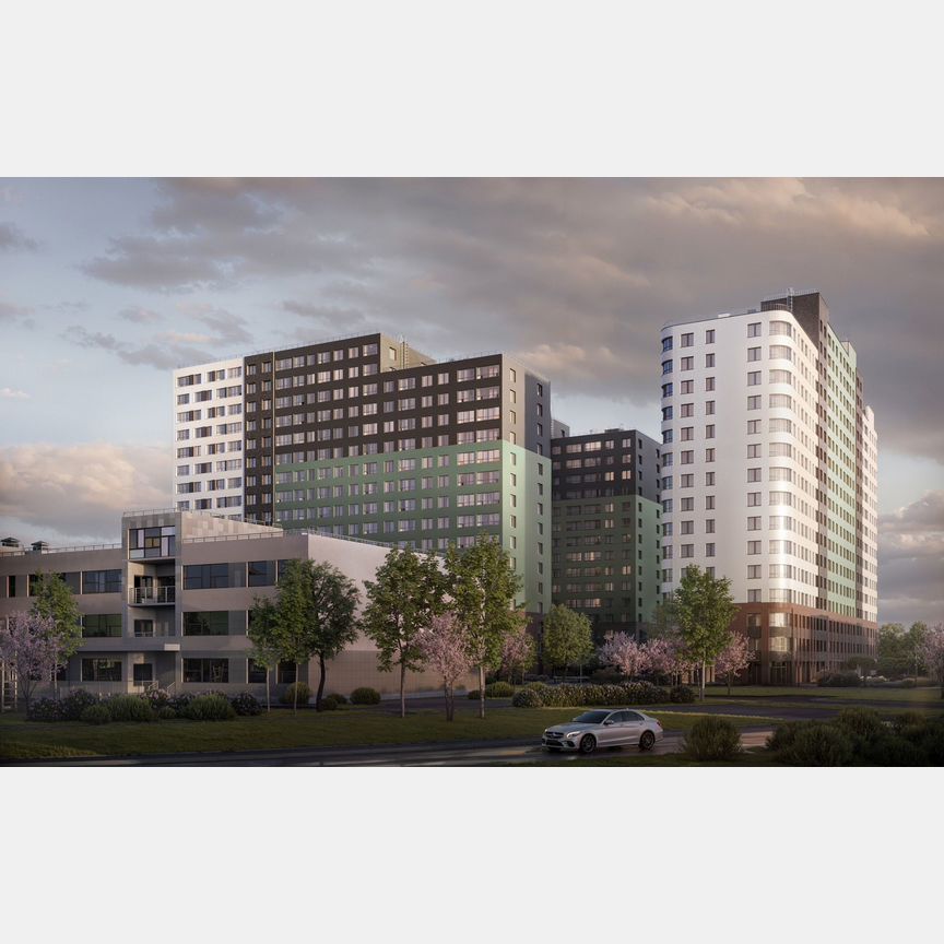 1-к. квартира, 39,4 м², 6/17 эт.