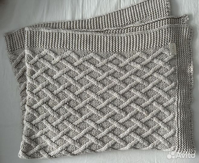 Плед детский вязаный