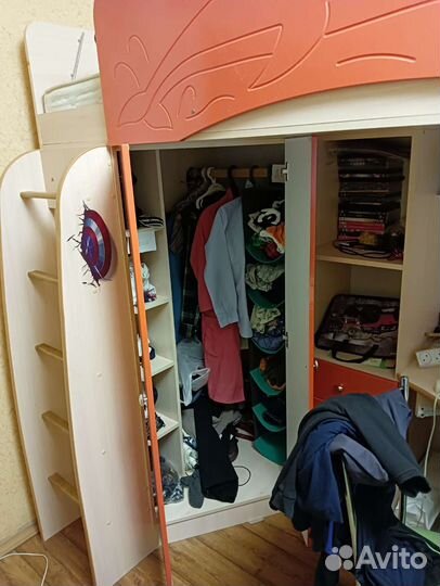 Детская кровать от 3 лет с матрасом бу