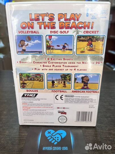 Big Beach Sports. Лицензия Nintendo Wii Вий Вии