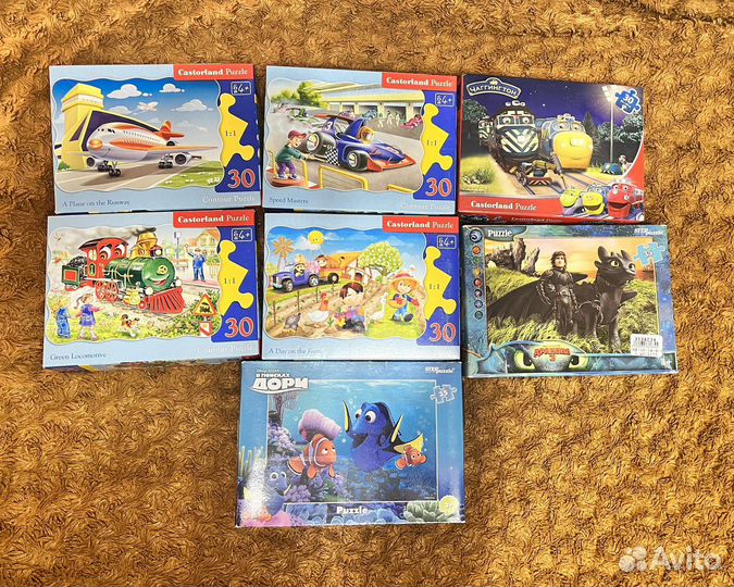 Пазлы по 30 и 35 деталей