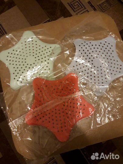 Сетка с присосками для слива в раковине