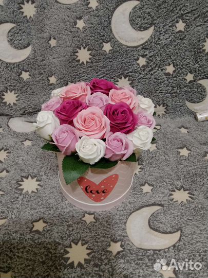 Букет цветов из мыла