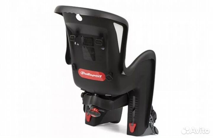 Детское велокресло Polisport bilby maxy FF black