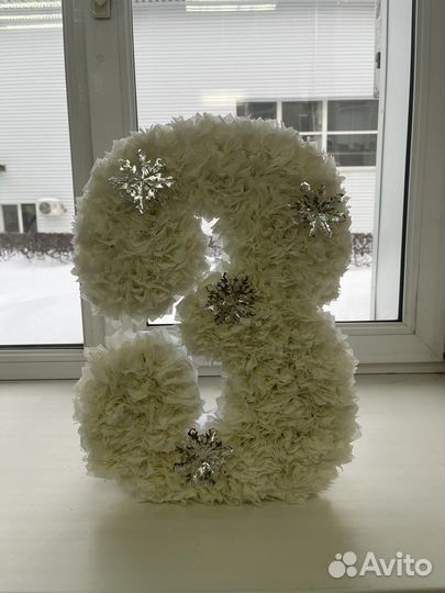 Цифра 2, 3 на день рождения