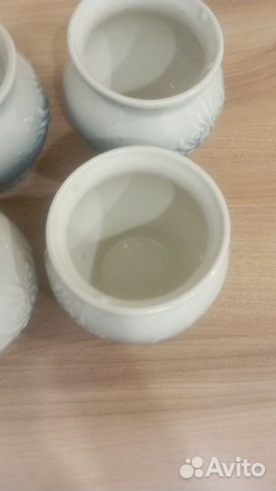 Горшочки для запекания 6 штук, СССР