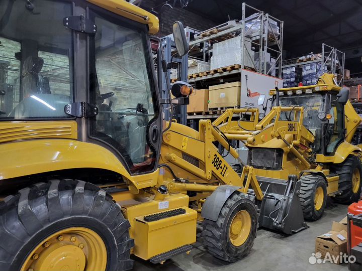 Экскаватор-погрузчик Gros 388II (Shanmon)