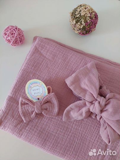 Бантики из муслина