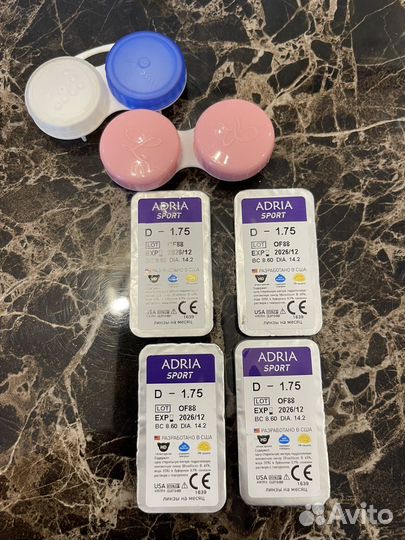 Линзы контактные adria -1,75 - 4 шт