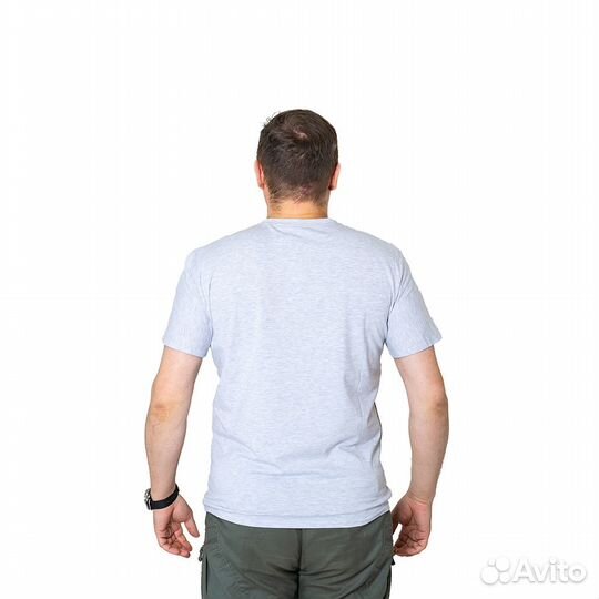 60801 Футболка lt knows the way, серый