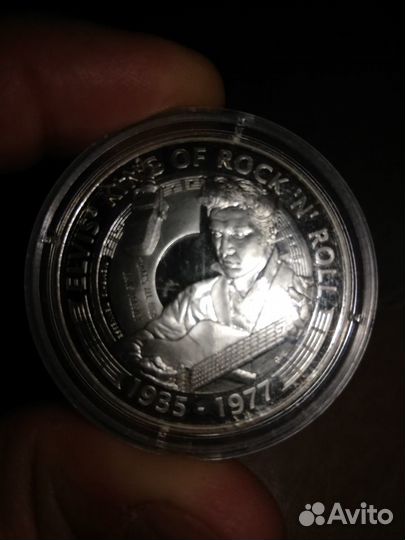 Монета Элвис Пресли (Серебро)