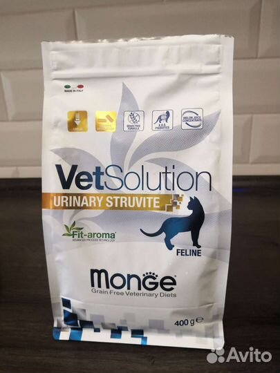 Сухой корм для кошек Monge urinary struvite