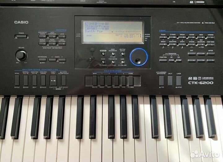 Синтезатор casio ctk 6200