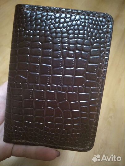 Обложка на паспорт кожанная ручная работа