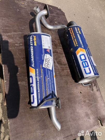 Глушитель solaris,киа рио