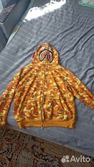 Зип худи bape shark