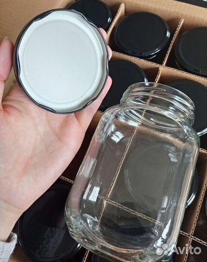 Банки стеклянные для круп сыпучих