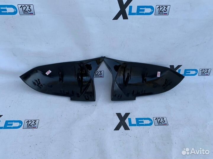 Накладки на крышки зеркал BMW X1 E84 M глянец