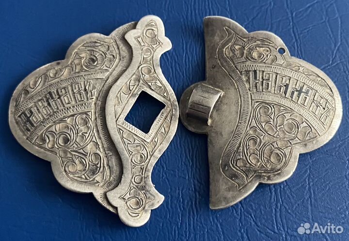 Пряжка «кавказъ». Кубачи, XIX век, 84 проба