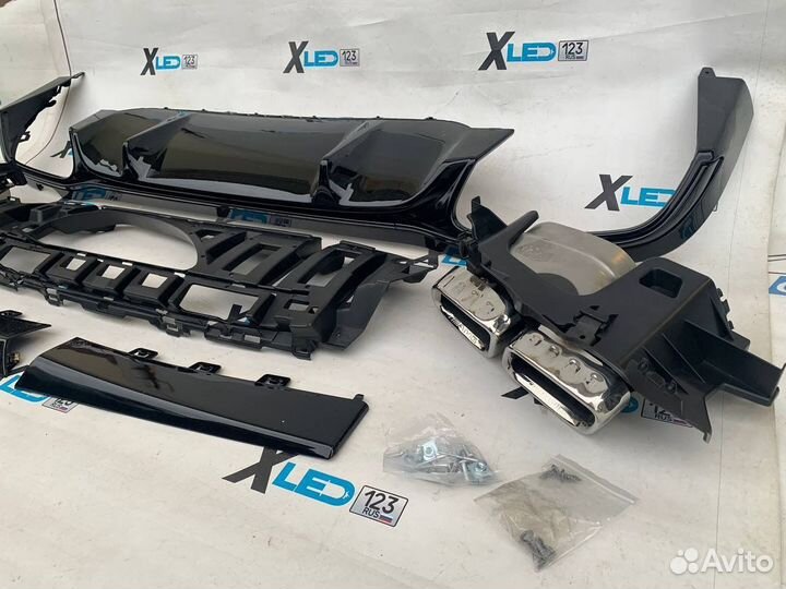 Диффузор заднего бампера Mercedes w213 рест